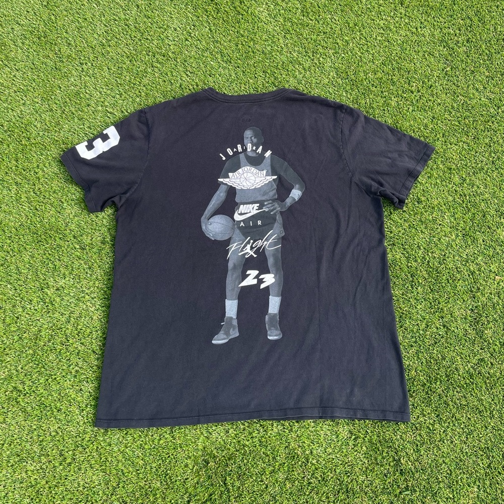 Nike / Jordan Michael Jordan T-Shirt Men’s Size XL #23 Black White - Picture 7 of 9